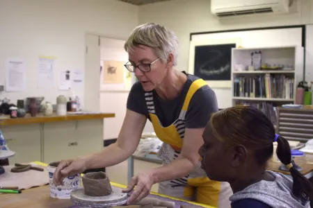 CDU Visual Arts Lecturer Mel Robson is being recognised nationally after being selected for acclaimed Artist-in-Residence program in Canberra. 