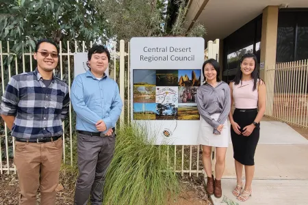 A group of international students went on a tour to Alice Springs in May to discover employment opportunities in Central Australia. 