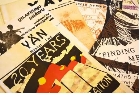 Charles Darwin University (CDU) Professor Michael Christie wants Territorians help to find and collect newsletters, magazines and newspapers printed in the Territory’s First Nations languages.