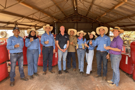 Students from Indonesia’s Indonesia’s Gadjah Mada University have been studying at Katherine Rural Campus to foster understanding of Australian systems and processes when it comes to the livestock industry, biosecurity, production systems and the supply chain. 
