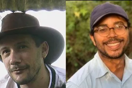 Composite image of Dr Hemerson Tonin and Carlos Simão head and shoulders