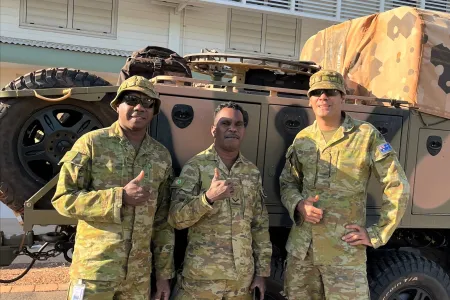 CDU Lecturer and NORFORCE soldier Buddy Worrigal 