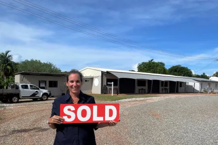 CDU Associate Vice-Chancellor Alice Doyle at the new Nhulunbuy facility 