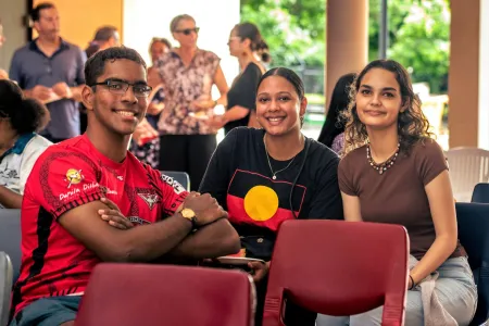 Students gathered at the Better Health Futures Symposium. 