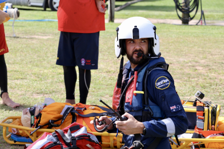 The new Memorandum of Understanding between Charles Darwin University (CDU) and CareFlight will lead to health students undertaking clinical placements with the aeromedical retrieval organisation and work with professionals like Tom Vidins. 
