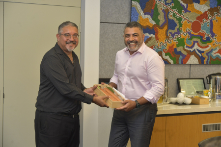 Charles Darwin University (CDU) welcomed Australia’s inaugural Ambassador for First Nations People for his first visit to the University this week.