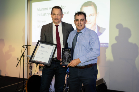 Dr Mark Englund was recognised with the Alumni Award for Industry Excellence. Picture: Julianne Osborne