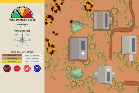 The simulation was developed by members of Charles Darwin University’s Northern Institute alongside the Indigenous Desert Alliance.