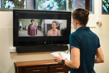 The Outback Active Program is run by Charles Darwin University (CDU) and Southern Cross Care. 