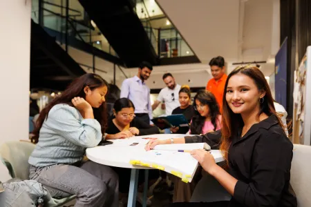 CDU Waterfront students