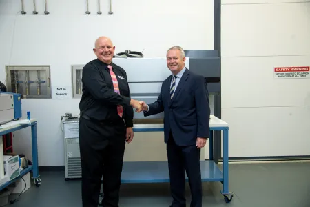 The inductively coupled plasma optical emission spectroscopy (ICP-OES) machine was donated to Charles Darwin University (CDU) from the INPEX-led Ichthys joint venture.