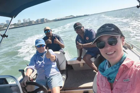 Dr Carol Palmer (left) and James DeSantis (far left) will speak at the Museum and Art Gallery of the Northern Territory this week. 