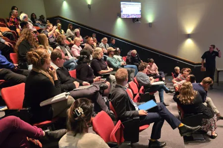Audience at Central Australian Research Showcase 2024