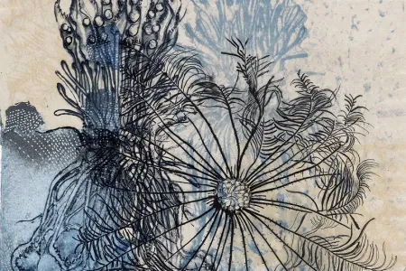 Artwork on handmade paper