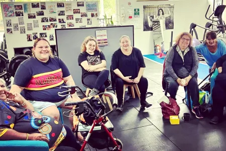 Smiling group of women at a Waminda Shared Medical Appointment