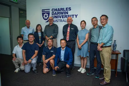 Chinese delegates with Scott Bowman and Stephen Xu 