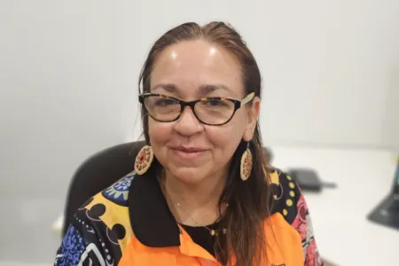 lady looking at camera and smiling
