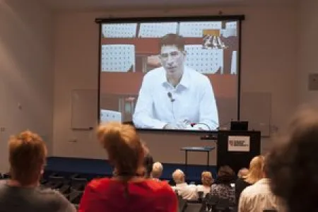 CDU Professorial Fellow John van Wyhe helps launch the Charles Darwin’s Beagle Library from Singapore