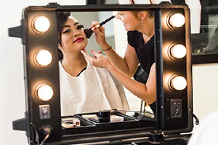 Beauty Therapy students Daphne Vergara and Zaynah Djawas are excited to take part in NT Fashion Week