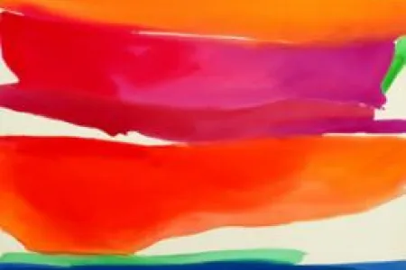 Gretchen Albrecht, Pink and orange sherbet sky 