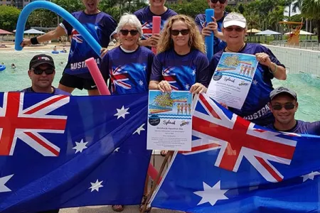 Team Darwin: top (from left): Heidi Willard, Lyn Packham, Margaret Palfrey; middle (from left) Sheryl Murray, Carolyn Schulz, Nikki Higgins; bottom (from left) Mark Edwards, Colin Leung