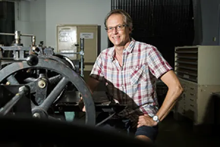 Printmaking lecturer Mats Undén says the forums will touch on a wide range of visual art topics