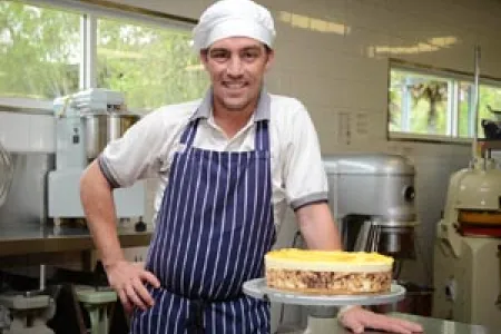 CDU Certificate III in Retail Baking student Chris Field has taken out the Apprentice Baker section at the national Excellence in Baking 2013 competition