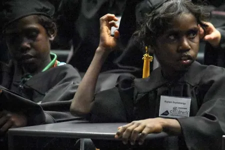 Kaylam Gaykamangu recently graduated from Children’s University Charles Darwin.