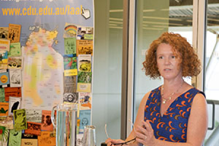 Dr Samantha Disbray, co-editor of “History of Bilingual Education in the Northern Territory”