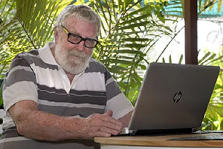 Historian Dr Lloyd Browne. 