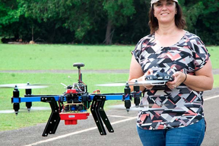 CDU alumnus Dr Renee Bartolo, who has advanced the use of drones in environmental monitoring, has won a prestigious Fulbright Scholarship
