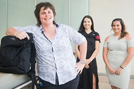 Tiana Hokins, Emma McLaughlin and Kathleen Skandaliaris will attend the summit