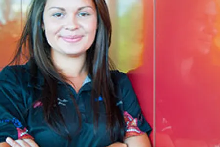 Indigenous youth leader Joelene Puntoriero will help build a classroom at an orphanage near the Kokoda Track in Papua New Guinea.