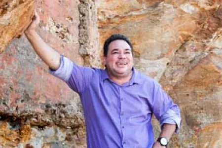 Dr Curtis Roman says Indigenous people report the presence of “little people” on the beach between Rapid Creek and Casuarina. Photo: Julianne Osborne