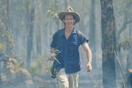 PhD graduand Tony Griffiths says fire is a contributing factor to the decline in native small mammal populations