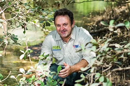 PhD candidate at CDU’s Research Institute for the Environment and Livelihoods Benjamin Brown