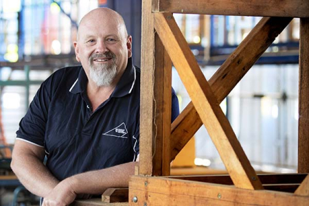 Construction trainer Mark Fudge is a finalist in the NT Training Awards