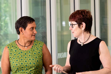 Co-Directors of the Molly Wardaguga Research Centre, Associate Professor Yvette Roe and Professor Sue Kildea