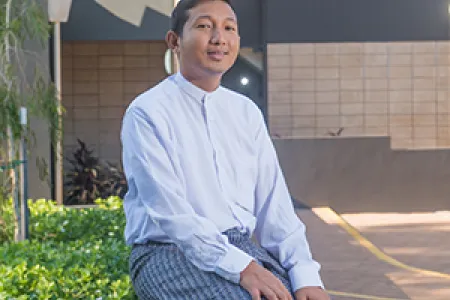CDU Master of Emergency and Disaster Management student Thurein Tun