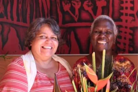 CDU Senior Research Fellow Dr (Payi) Linda Ford and part-time Senior Research Fellow Gotha (Kathy) Guthadjaka