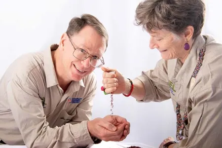 Dr Sean Bellairs and Dr Penny Wurm will lead the native rice project