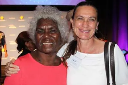 Kathy Guthadjaka and Professor Ruth Wallace