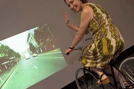 Art Gallery Curator Kellie Joswig takes a spin through the streets of Sydney