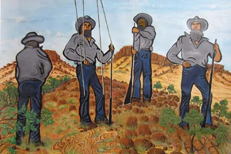 “Puppets and Puppeteers”, Kathleen Wallace’s artistic response to the John McDouall Stuart statue.