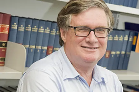 Law lecturer Ken Parish is helping to supervise CDU students volunteering with the firm