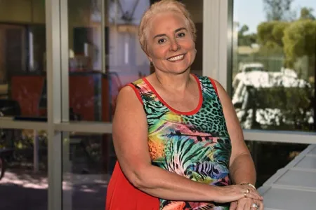 Dr Teresa Schwellnus at Alice Springs campus.
