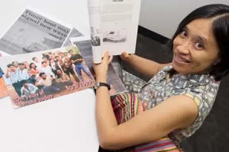 Dr Vannessa Hearman aims to produce a book about the voyage of the Tasi Diak