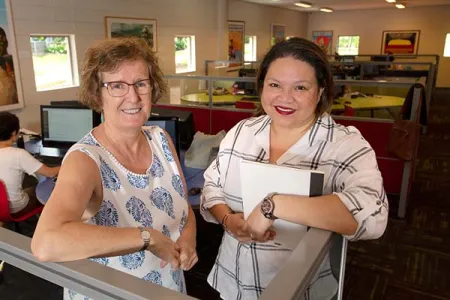 CDU Professor in Education (Research), Sue Shore and researcher Hannah Taino-Spick are examining veterans pursuing higher education and their experiences