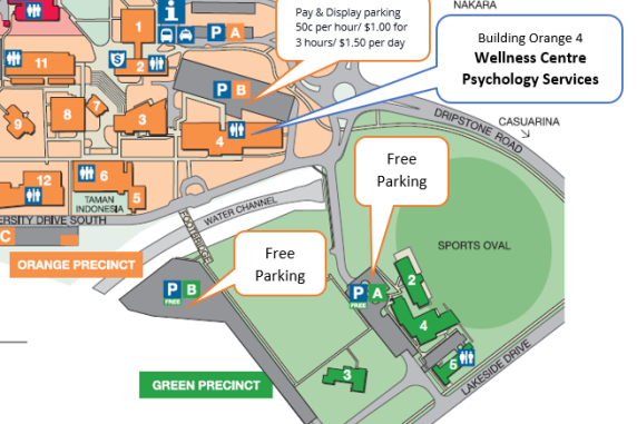 Wellness Centre Psychology Service location