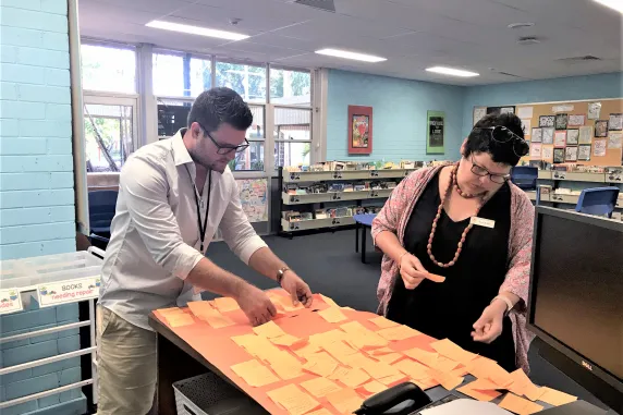 Haydon planning his lessons